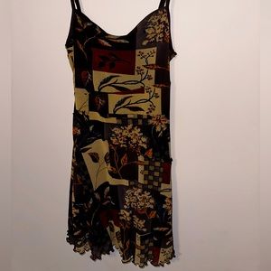 Greek themed ancient midi/mini dress, XS